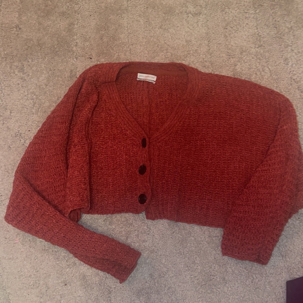 Urban outfitters cropped cardigan sweater